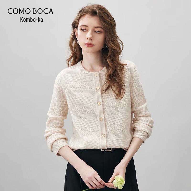 Komeng Boca 2025 Women s Thickened Round Neck 100% Wool Sweater 105/L