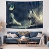 Arctic Wolf Art Tapestry Bedroom Living Room Decor