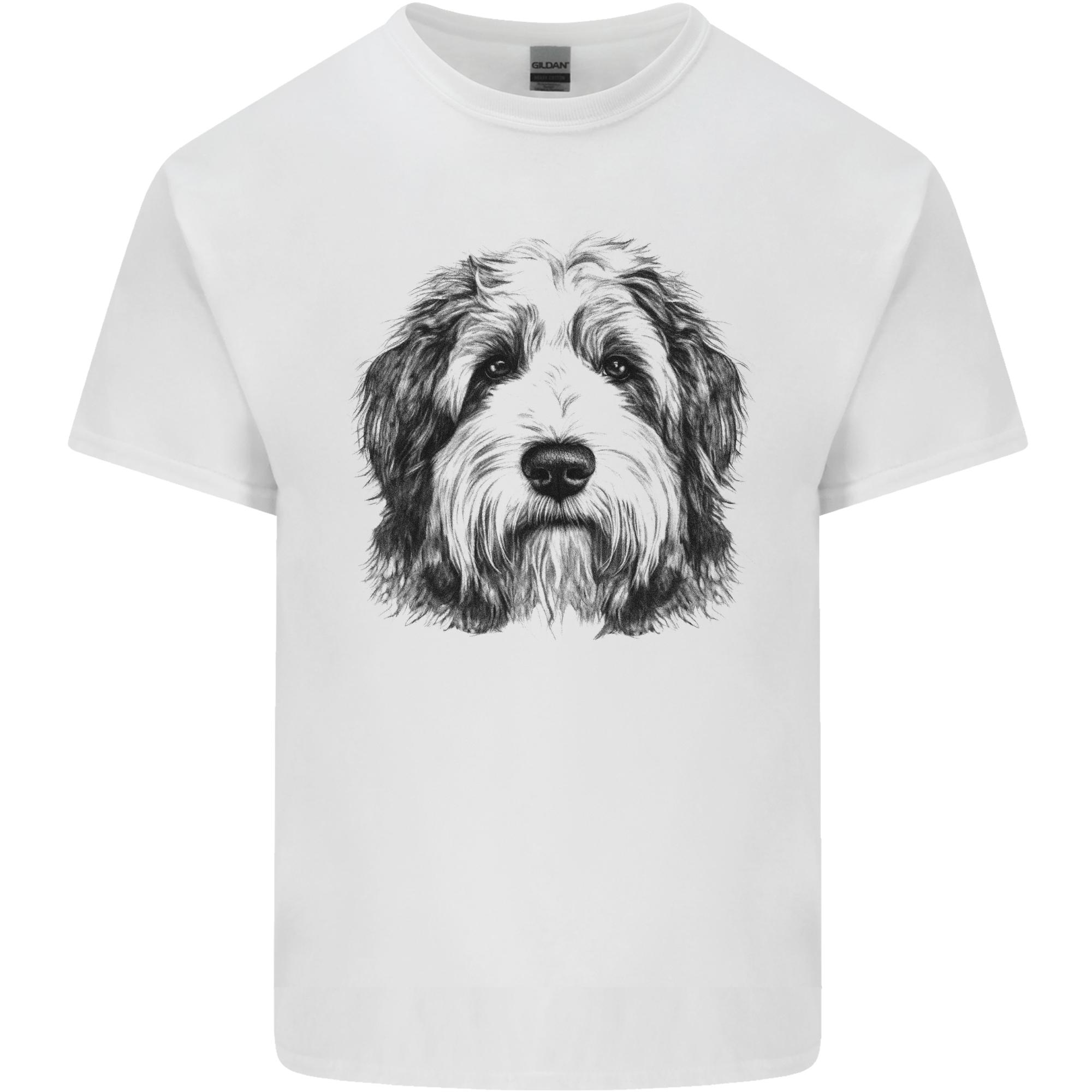 An Old English Sheepdog Dog Unisexs Light Cotton TShirt S