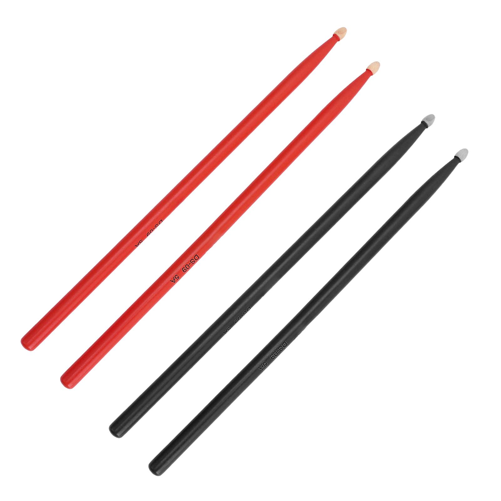 

2 Pairs 5A Sticks Maple Wood Jazz Practice stick Replacement Percussion Accessories for Adults Kids Beginners