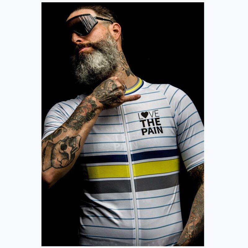 Mens Cycling Jersey Short Sleeve Quick Dry Breathable Performance Top Road Mountain Bike Riding