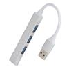 USB3.0 Hub 4 Port Aluminum Alloy Adapter Converter UltraHigh Speed Splitter Accessories