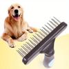 Hunde Katzen Kurze Lange Haare Haustier Bürsten Haarausfall mit Doppel Reihe PinsDog Rake Enthaarung Dematting Pinsel Kamm Unterwolle Rake