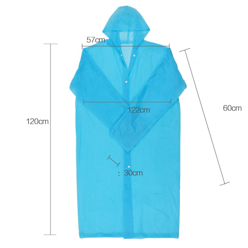 Puntos Women Unisex Outdoor Nepromokavý Silná opakovaně použitelná pláštěnka s kapucí Pončo do deště