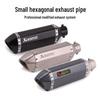 Hexagonal Exhaust Pipe for Ninja250, CBR500R, R3, R25, GSX1000 Motorcycles & Sports Cars