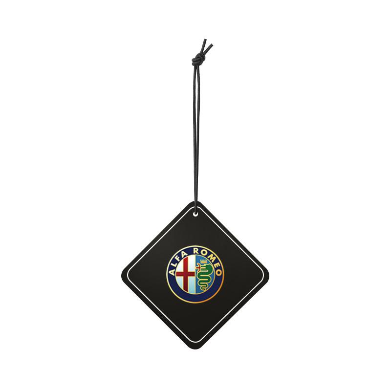 PRTZU1 Car Perfume Pendant Air Freshener Hanging For Alfa Romeo 156 159 147 4C 8C 166 Giulia Giulietta Mito Stelvio Spider GT Tonale