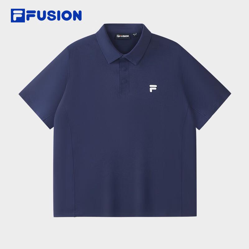 FILA FUSION Men's Knit Short Sleeve Polo Shirt