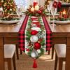 Santa Claus Christmas Table Runner Snowman Merry Christmas Decorations Table Decor  Navidad Gift