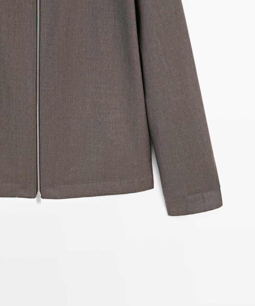 Massimo Dutti Jacke aus Wollmischung