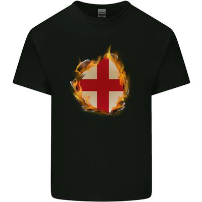 The St Georges Cross English Flag England Mens Cotton T-Shirt Tee Top