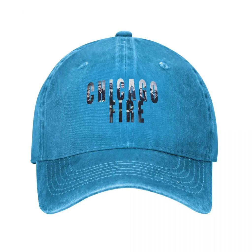 Chicago Fire Cast Baseballkappe Unisex große Größe Hut Kinderhut Hüte im Angebot Sportkappe Trucker-Hüte Für Unisex Damen