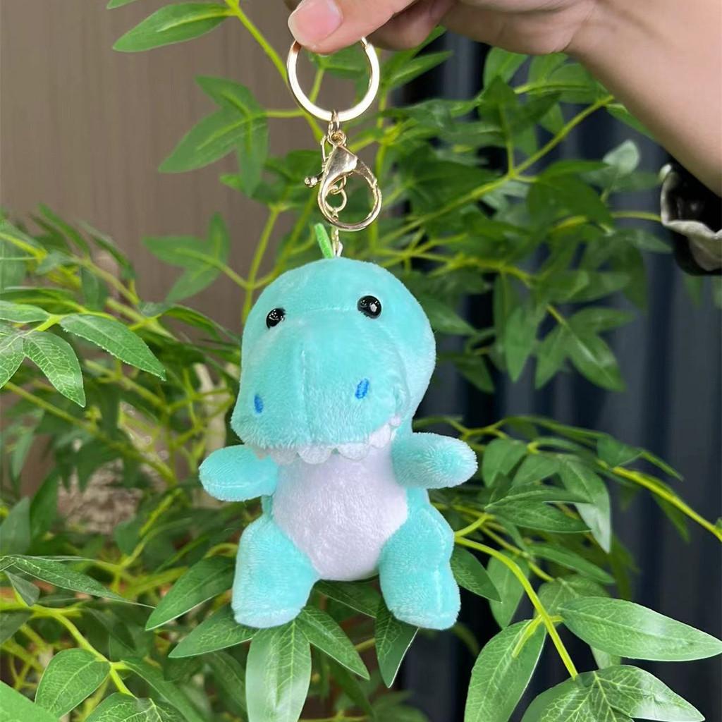 Fun Adorable And Dinosaur Plush Keychain Cute Cartoon Doll Perfect For Bags And Accessories