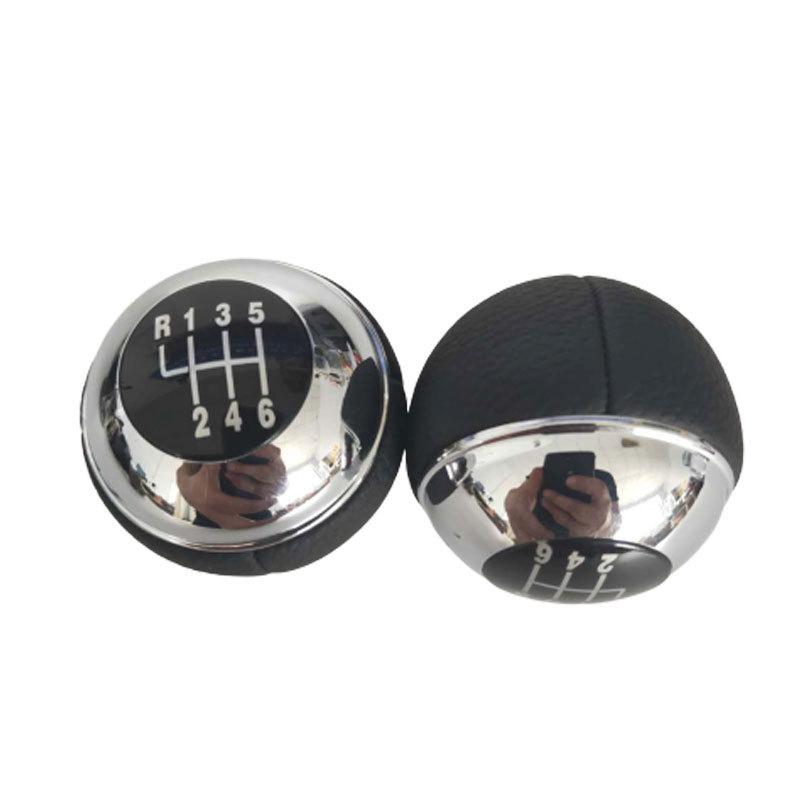Manuelles 5-Gang 6-Gang Schaltknauf Schalthebel Leder Chrom Für MINI R50 R52 R53 Cooper 2001-2008 25117542272 7540842 7542272