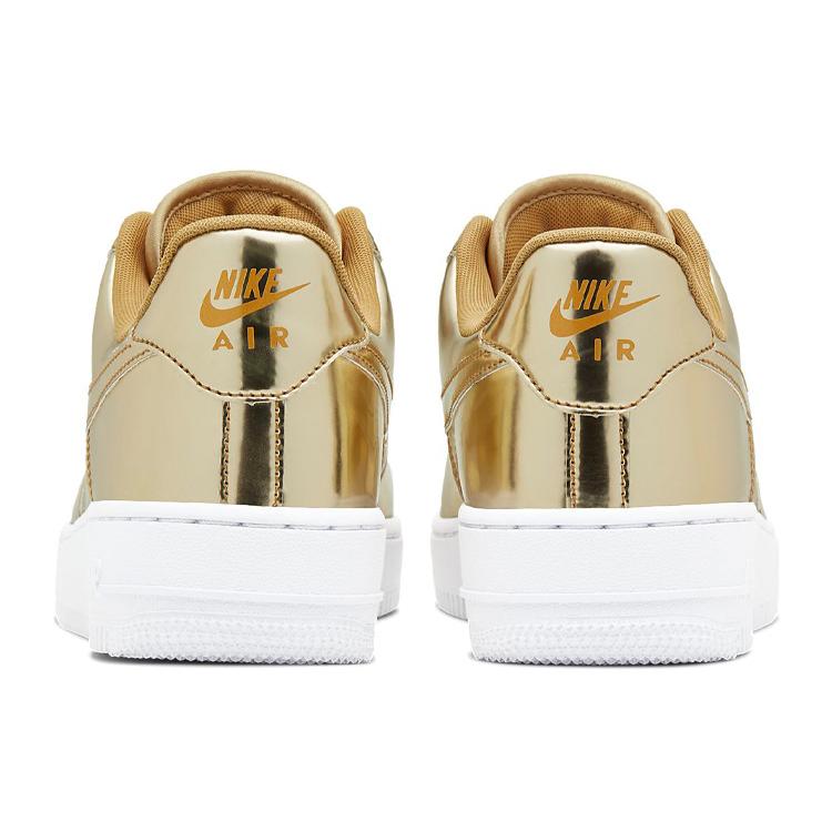 New Nike Air Force 1 Low Metallic Gold Women's CQ6566-700