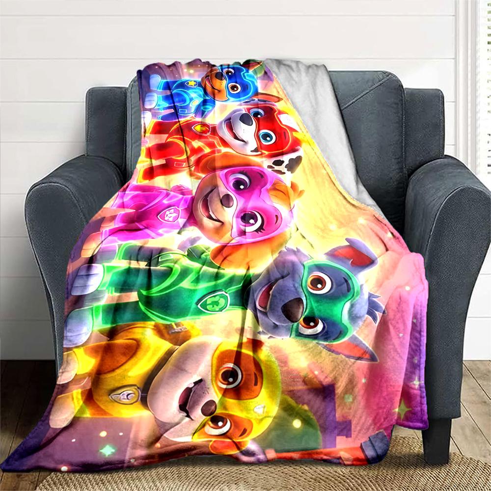 1pc Paw Paw21 Blanket, Gift, for Men and Women, Soft Blanket, Good for Sofa Bed Couch Travel, Lightweight Flannel Blanket