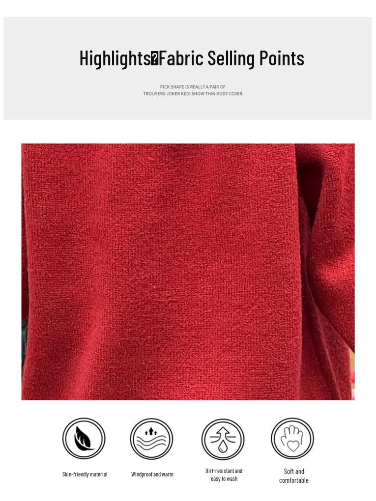 Girls' Retro Jacquard Knit Sweater - Round Neck, Long Sleeves, Autumn/Winter 2025 Collection