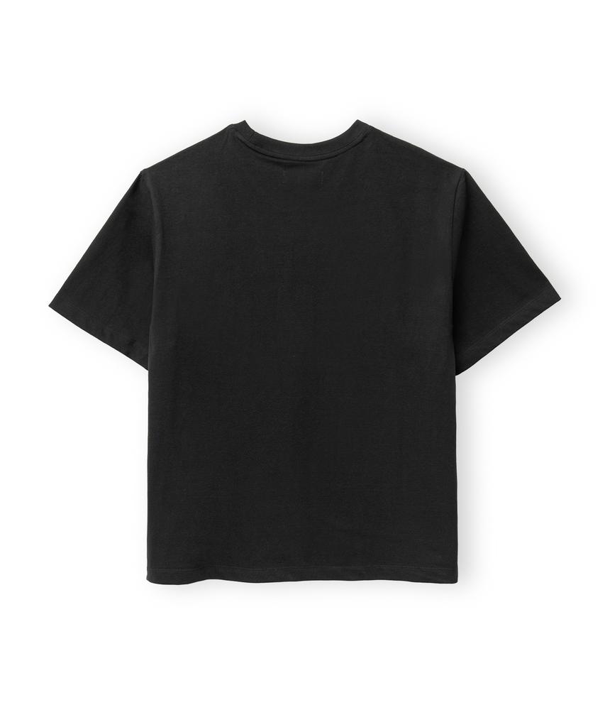 Beulaunyadeu Waist-Cut T-Shirt, Black