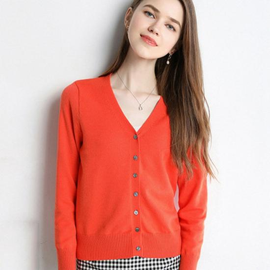 Women's Autumn/Winter 2024 Knit Cardigan Coat - Loose Fit Sweater Outerwear