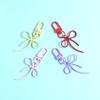 1PC DIY Creativity Alloy Decoration Bow Keychain Keychain Marker Lobster Buckle Design Pendant Gift Party