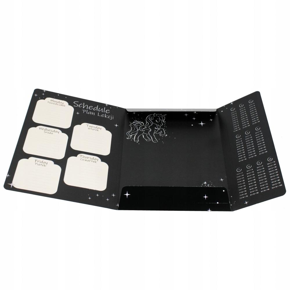 TECZKA Z GUMKĄ PAP A4 UNICORN HOLO A'10 2842