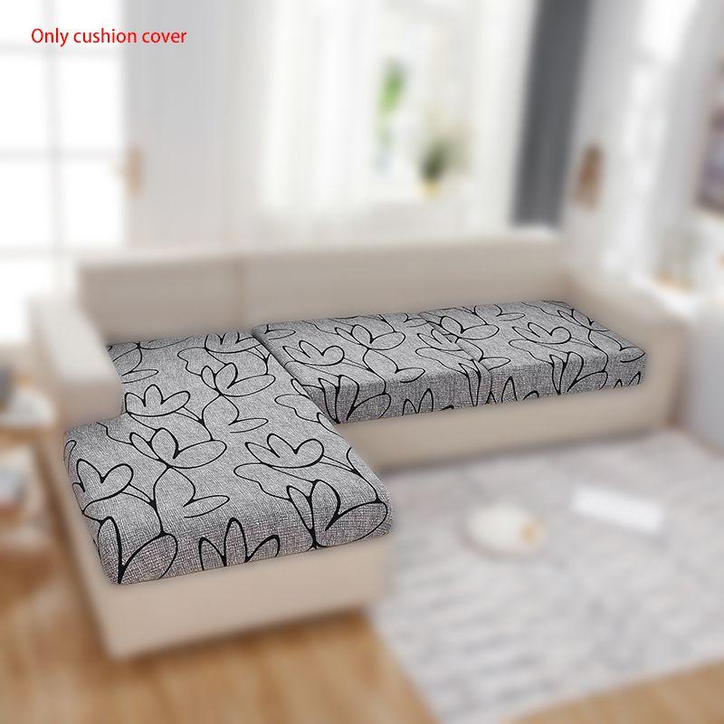 High-quality Printed Elastic Sofa Seat Cushion Cover Durable And Soft Furniture Protector