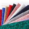 Multi-Color Lace Fabric Stretchy Hollow Jacquard Embroidered Material for DIY Sewing Dresses Clothes Curtains Background Cloth