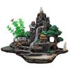 Home Decor Large Resin Pouring Incense Burner Zen Indoor Ornament Incense Burner Living Room Decoration Incense Waterfall