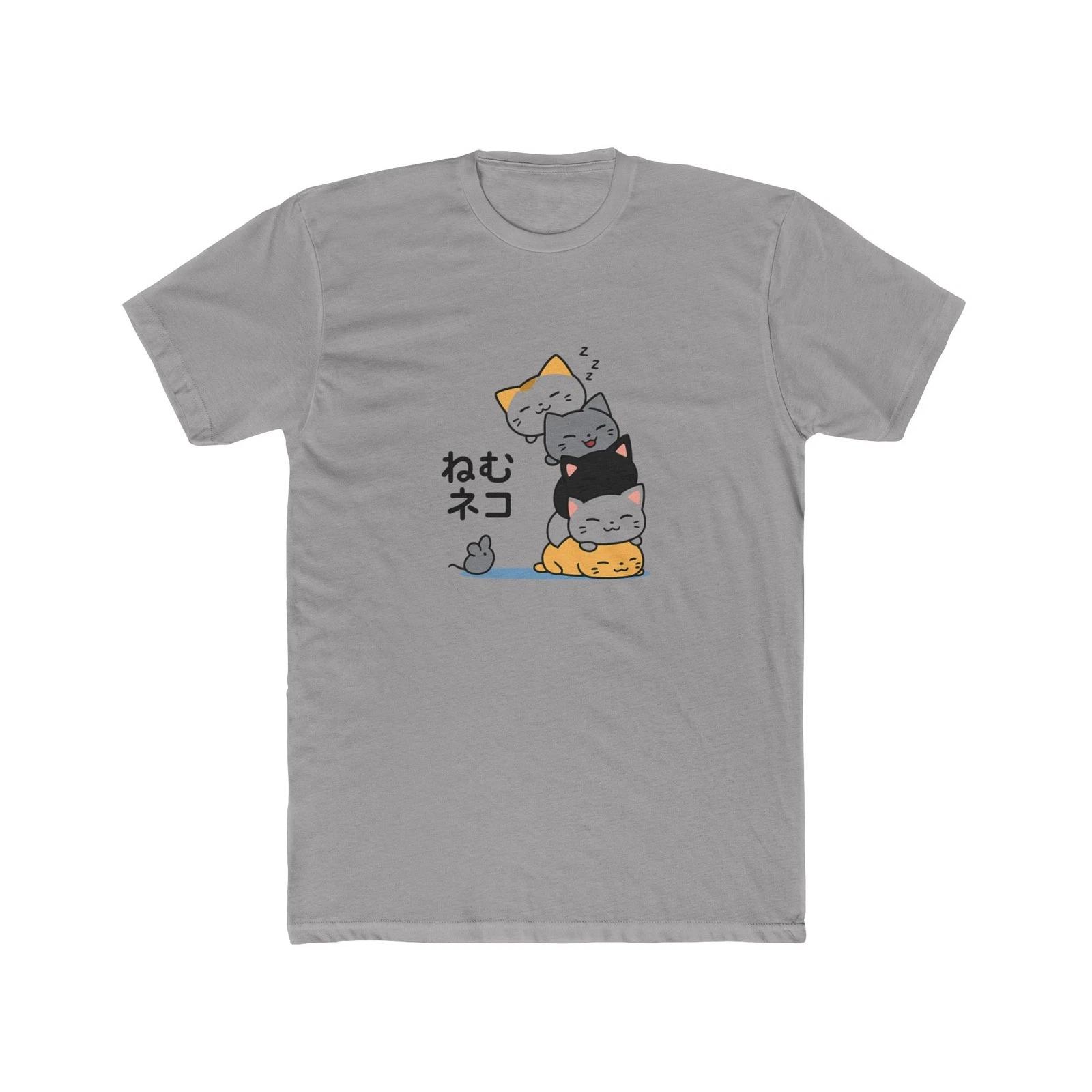 

Adorable Kawaii Neko Uh Oh Cute Cat T-Shirt S