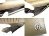 Authentic GUCCI Silver Marmont G Brown Leather Bifold Flap Long Wallet #9824  Refurbished