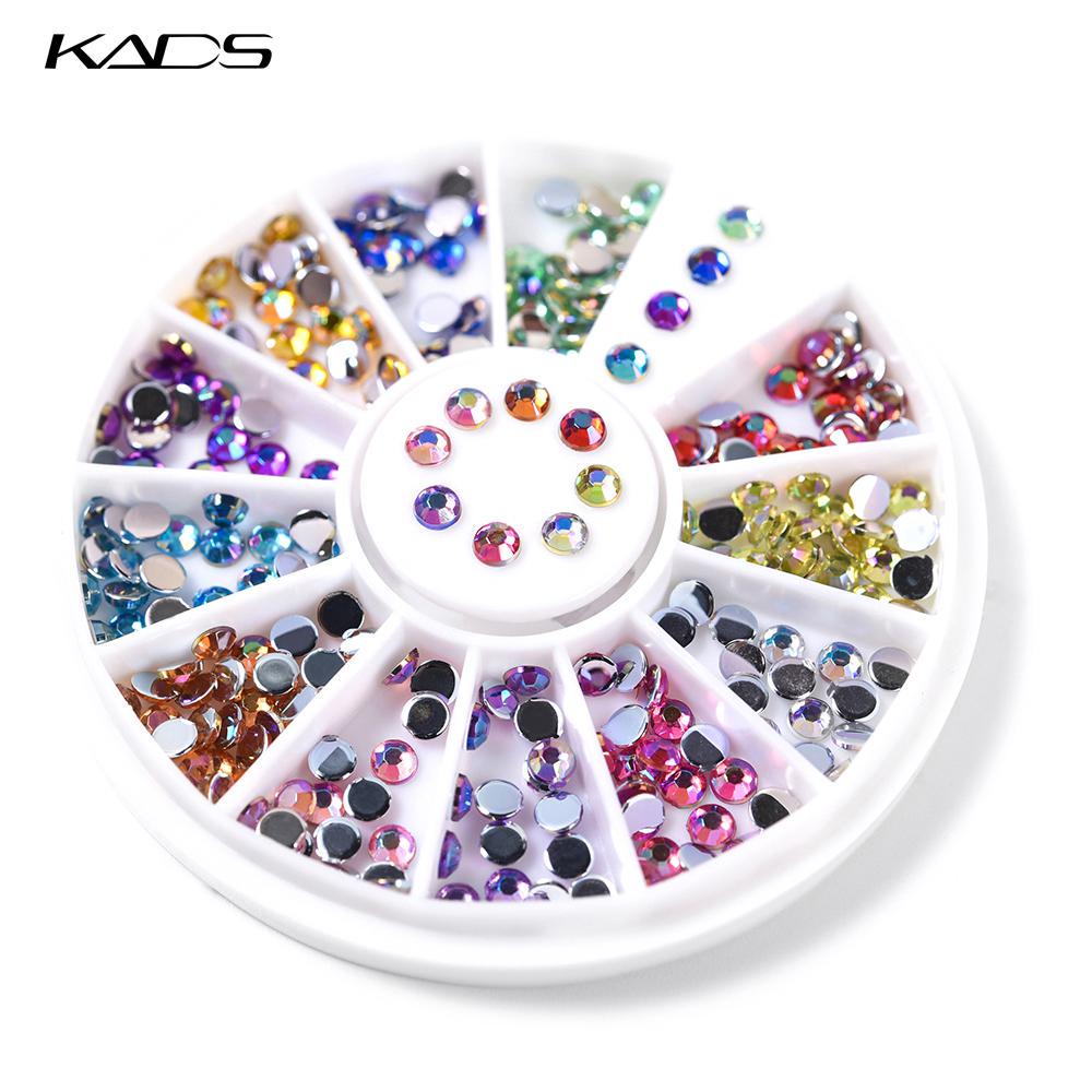 kads AB 3*3mm Nail Rhinestones Nail Art Decorations Nails Accessories Tool Supplies Rhinestone Nails Art Stones Jewelry
