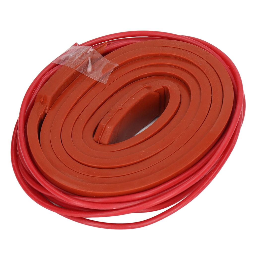 Silikon-Heizband Wasserdicht Weich Isolierend Flexibler Heizer für Ölleitung 15x1000mm 40W DC12V