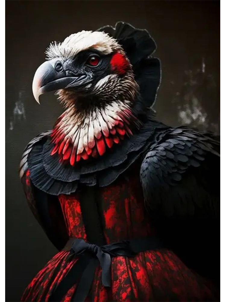 Nowoczesna moda zwierzęca szlachetny rocznik lew tygrys pies niedźwiedź 5DDIY diamentowe malowanie sztuka ścienna obraz dekoracja salonu