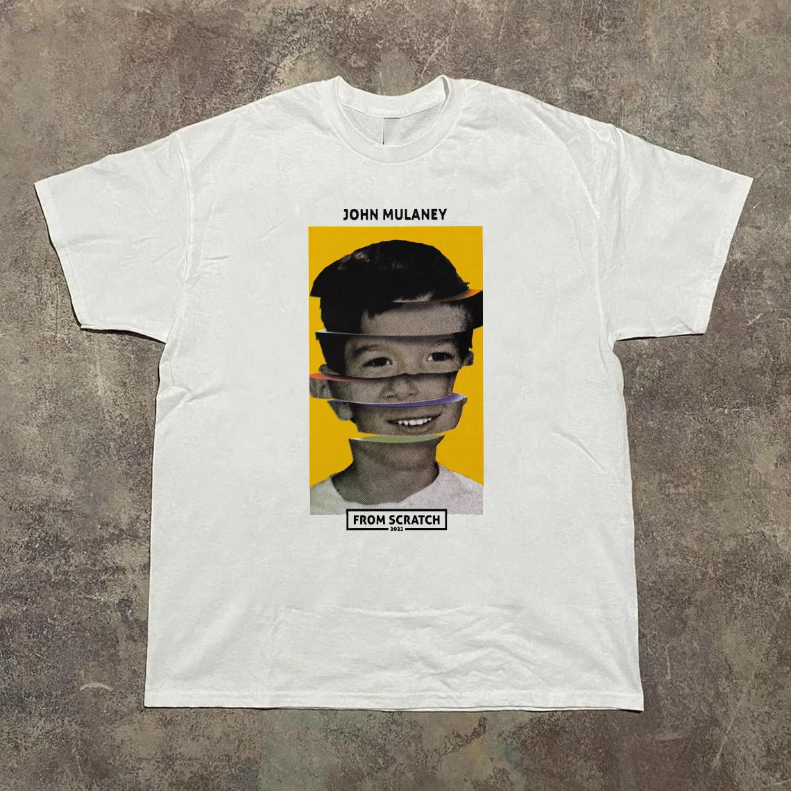 John Mulaney White Cotton Shirt Full size Unisex HL847 XXXL