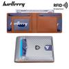 Baellerry Men's Fashion Carbon Fiber RFID Protection Wallet Multi-Function Billfold Magnetic Defense Coin Purse Card Holder