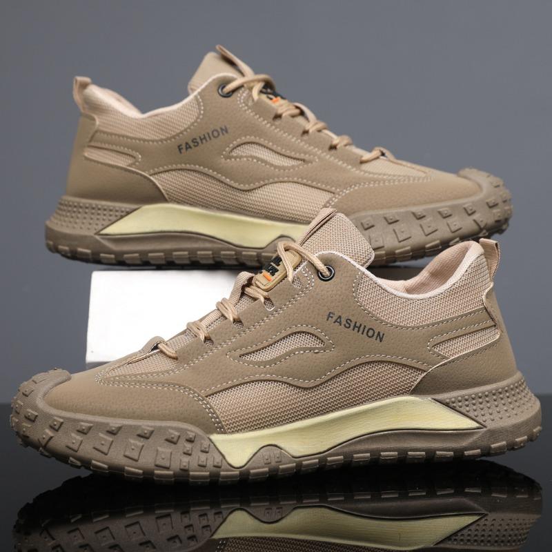 Fashion New Men's Breathable Mesh Shoes Summer Outdoor Casual Sports Shoes Anti-slip Wear-resistant Fashionable Men's Footwear
