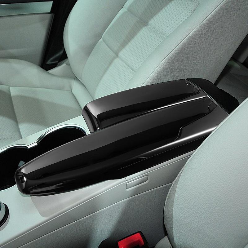 Car Center Armrest Rest Box Panel Cover ABS Carbon Fiber For Benz C W204 E W212 E Class W212 2010-2013 GLK X204 2008-2015 Parts