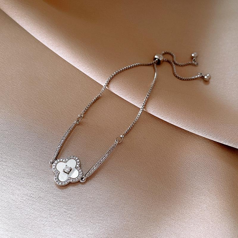 Elegant Zircon Gourd Patchwork Bracelet - Versatile Light Luxury Accessory