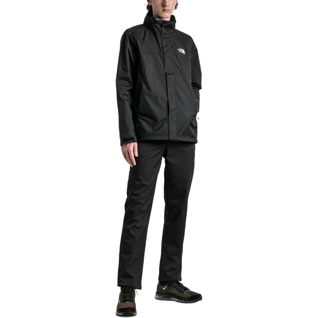 THE NORTH FACE Waterproof, Windproof, And Rainproof Windbreaker Jacket Men's Black NF0A4M9R-KX7