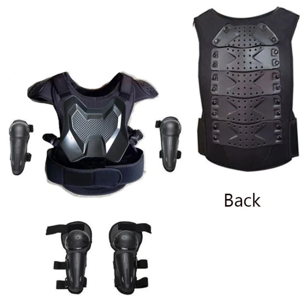 With Gift Children Safety Vest Armor Motorcycle Equipment Cycling Baby Head Protector 52-54cm Helmet Scooter Full Body Armor LL