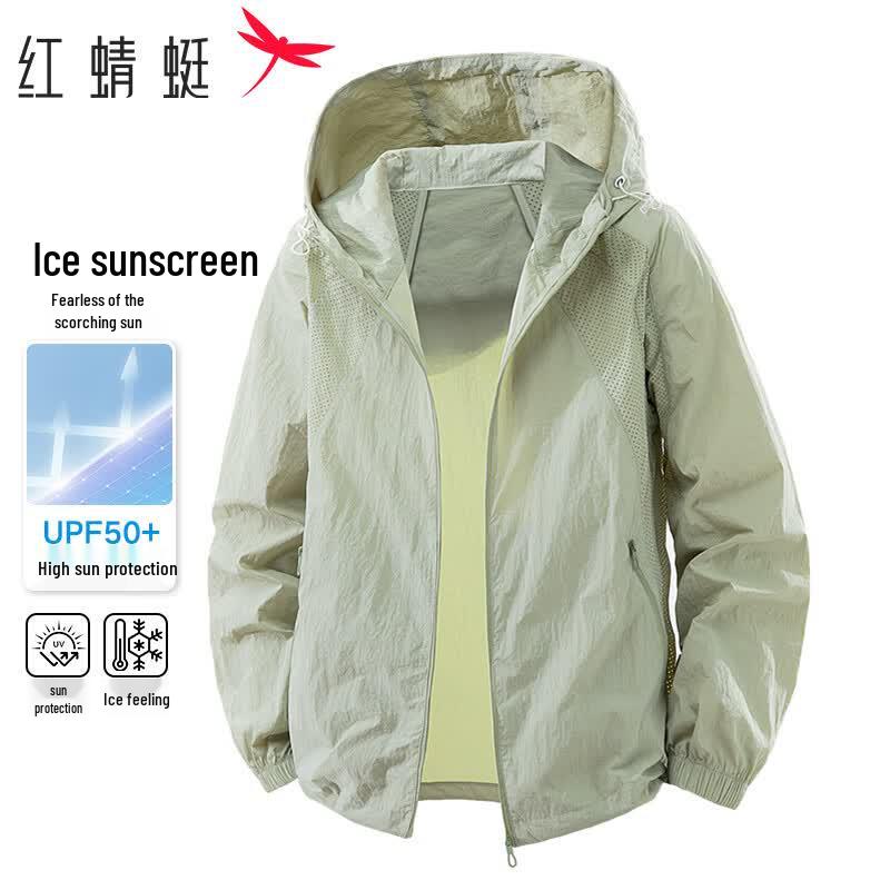 RED DRAGONFLY Men s UPF50+ Lightweight Sun Protection Hooded Jacket M
