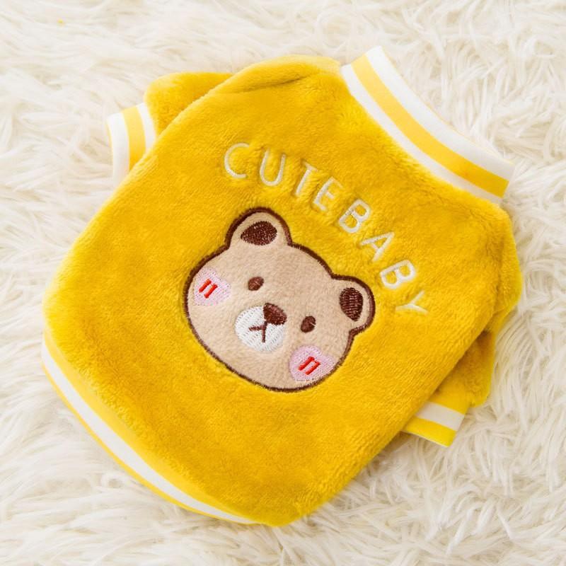 Dinosaur fleece autumn and winter pet clothes puppies dogs cats VIP Pomeranian Yorkshire Schnauzer clothing