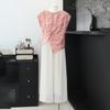 Yuzhaolin Women's Summer Chiffon Wide-Leg Pant Set