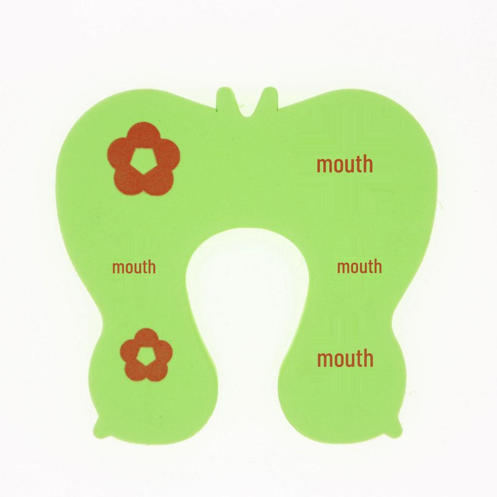 Kids' EVA Cartoon Animal Door Stopper - Pinch-Proof Safety Clip