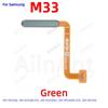 Home Power Back Button Touch ID Finger Scanner Fingerprint Sensor Flex Cable For Samsung Galaxy M31s M32 M33 M34 4G 5G