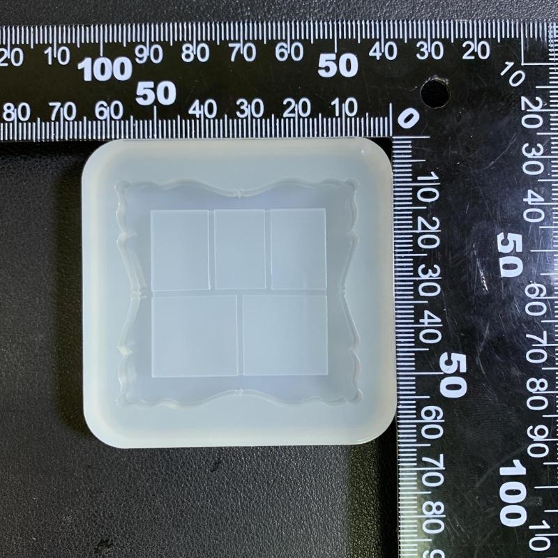 Silicone Mold for Crafting Custom Photo Frame Easy To Clean Frame Quicksand Mold Flexible Moulds for Craft Enthusiasts
