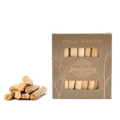 Luna Sundara Palo Santo Smudging Sticks, Peruvian Palo Santo Smudging Sticks (Box of 8)