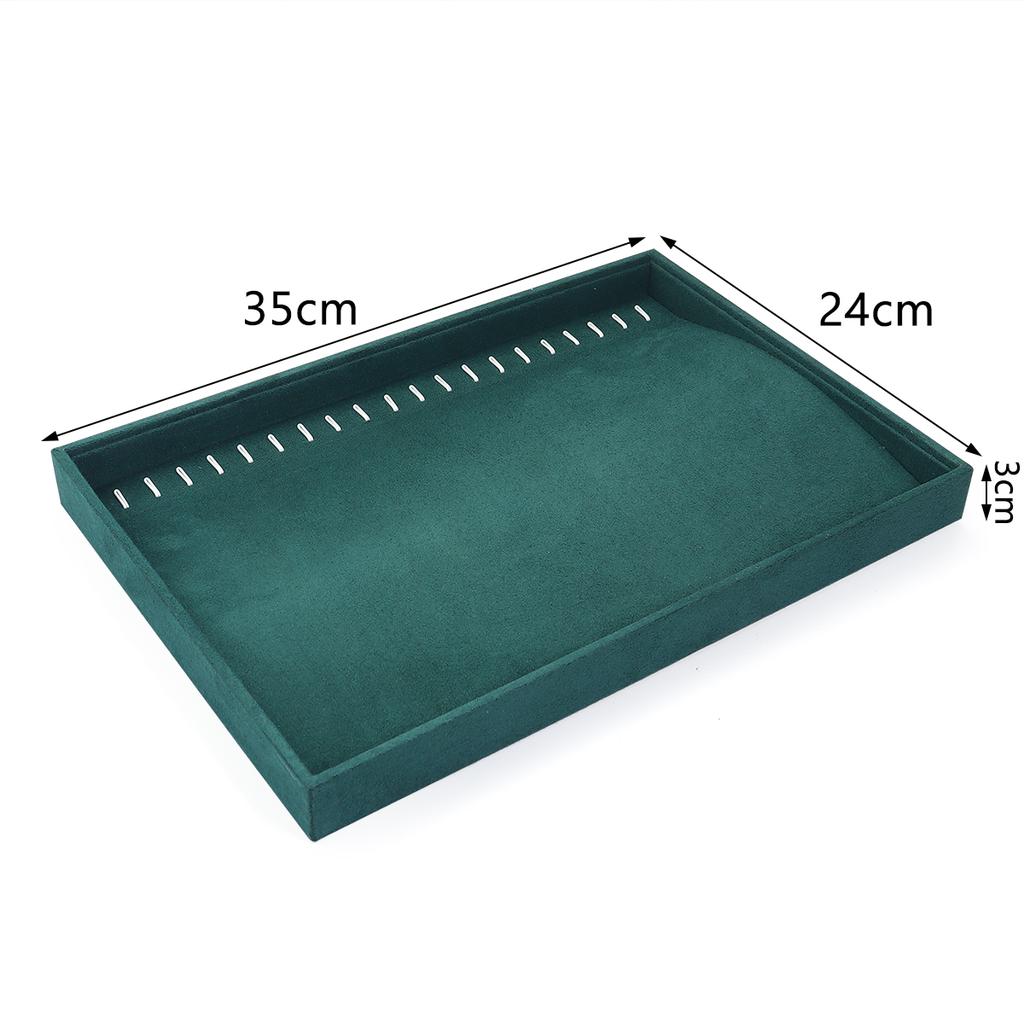 1pc Necklace Display Tray Jewelry Display Storage Tray for Jewelry Bracelet Showcase Organizer Presentation Photography Props