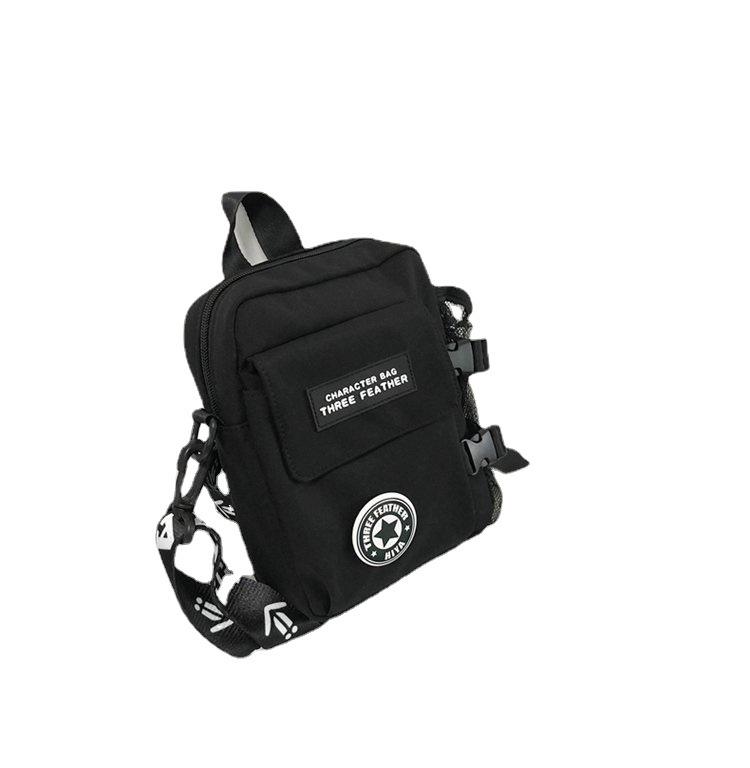 Trendy Unisex Crossbody Shoulder Bag: Hip Hop Style Phone & Casual Bag