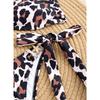 Sexig Leopard Micro Bikini Dam Badkläder Kvinna Badkläder Mini Trosa Tvådelat Bikiniset Strandkläder Badkläder