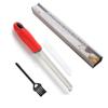 Stainless Steel Cheese Grater Multi Functional Handheld Labor-saving Food Grinder Rust Proof Chocolate Lemon Peel Handle Grinder
